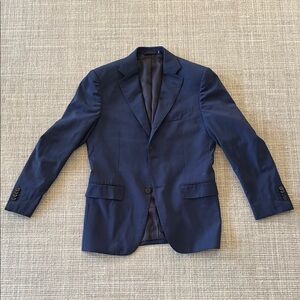 Suitsupply Blue Sport Coat Slim Fit Notched Lapel